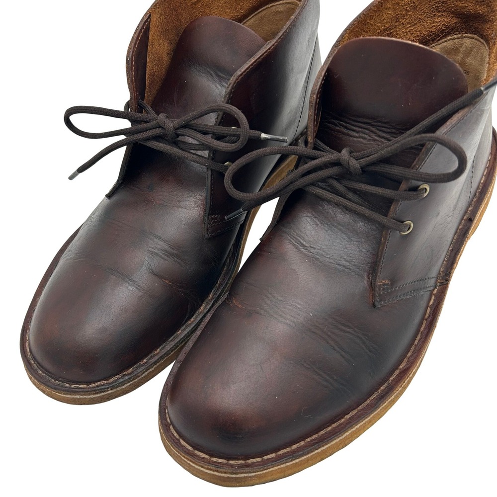Clarks Originals Desert Boot Men's Size 11 Brown Leather Chukka Boots Crepe Sole
